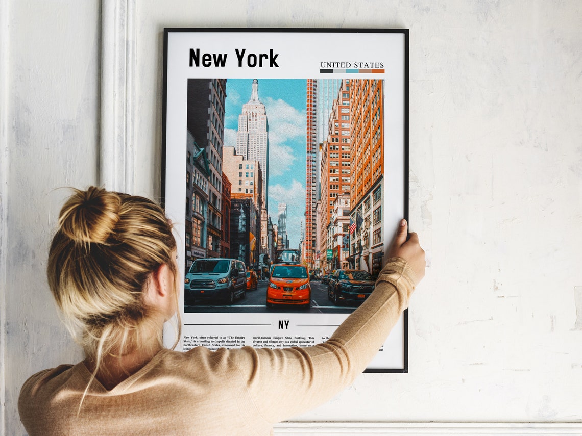 New York Poster New York Print New York Wall Art Ny Photo Ny Poster Ny Print New York Photo Travel Poster - Image 5