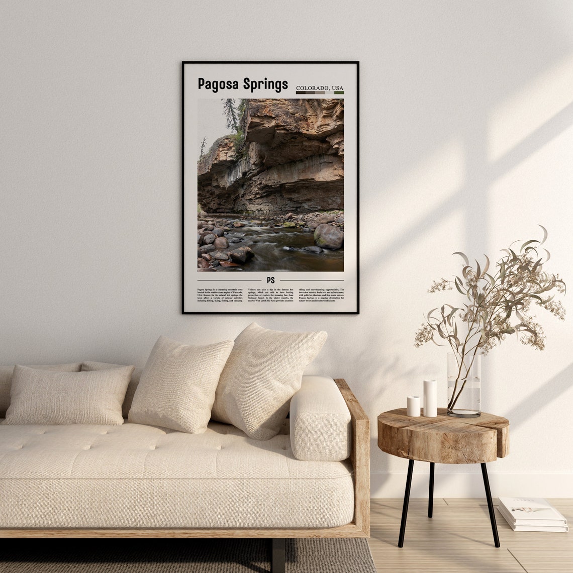 Pagosa Springs Poster Pagosa Springs Print Pagosa Springs Wall Art United States Photo United States Poster United States Print - Image 2