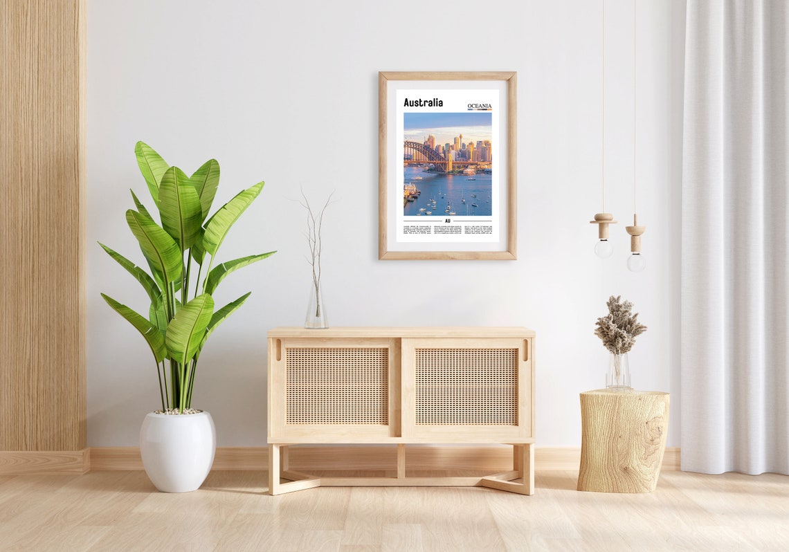 Australia Print Australia Poster Australia Wall Art Oil Painting Poster Colorful City Print City Artwork Travel Artwork Travel Wall Art - Image 5