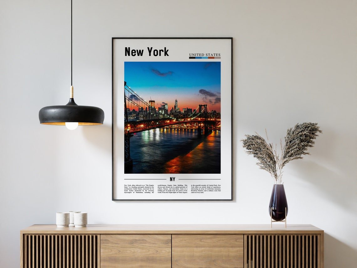 New York Poster New York Print New York Wall Art Ny Photo Ny Poster Ny Print New York Photo Travel Poster - Image 4