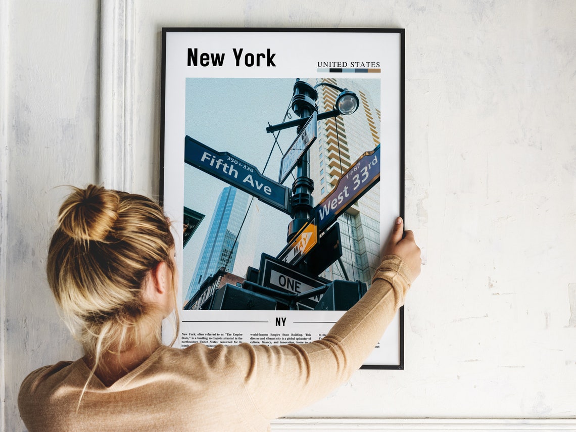 New York Poster New York Print New York Wall Art Ny Photo Ny Poster Ny Print New York Photo Travel Poster - Image 5