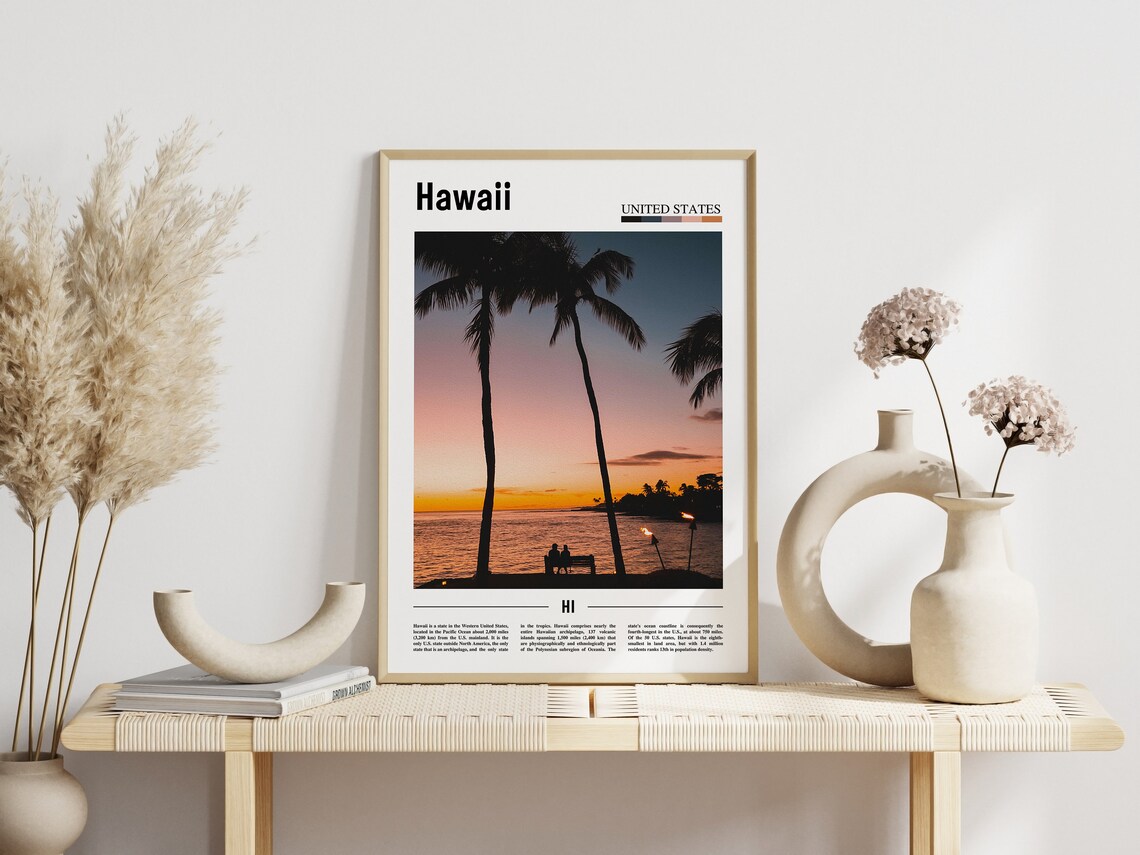 Hawaii Travel Poster, United States Photo - Image 6