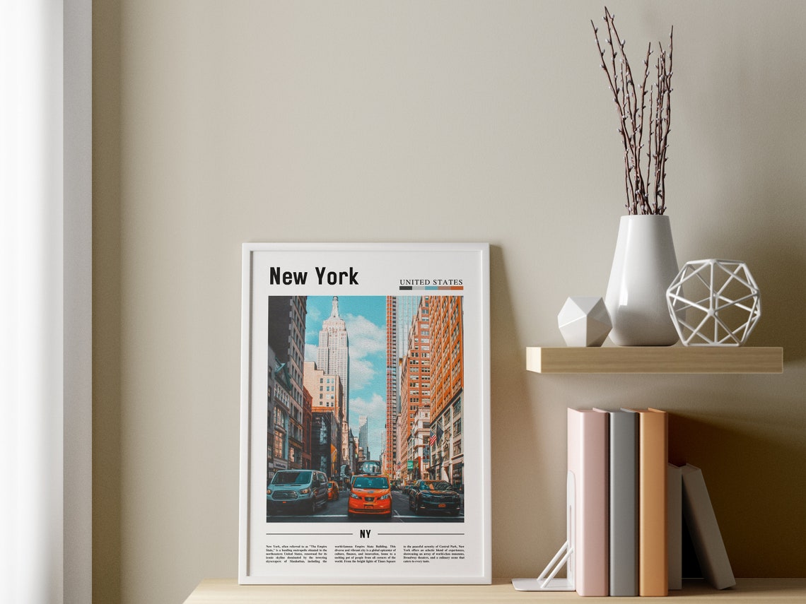 New York Poster New York Print New York Wall Art Ny Photo Ny Poster Ny Print New York Photo Travel Poster - Image 3