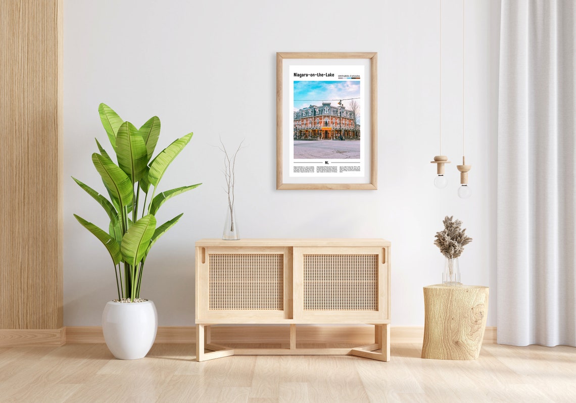 Niagara On The Lake Print Niagara On The Lake Poster Niagara On The Lake Wall Art Minimal Travel Print City Poster Oil Painting Poster - Image 4