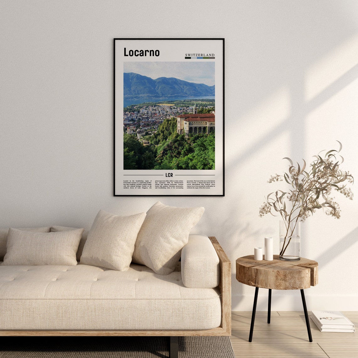 Locarno Poster Locarno Print Locarno Wall Art Europe Photo Europe Poster Europe Print Travel Poster - Image 2