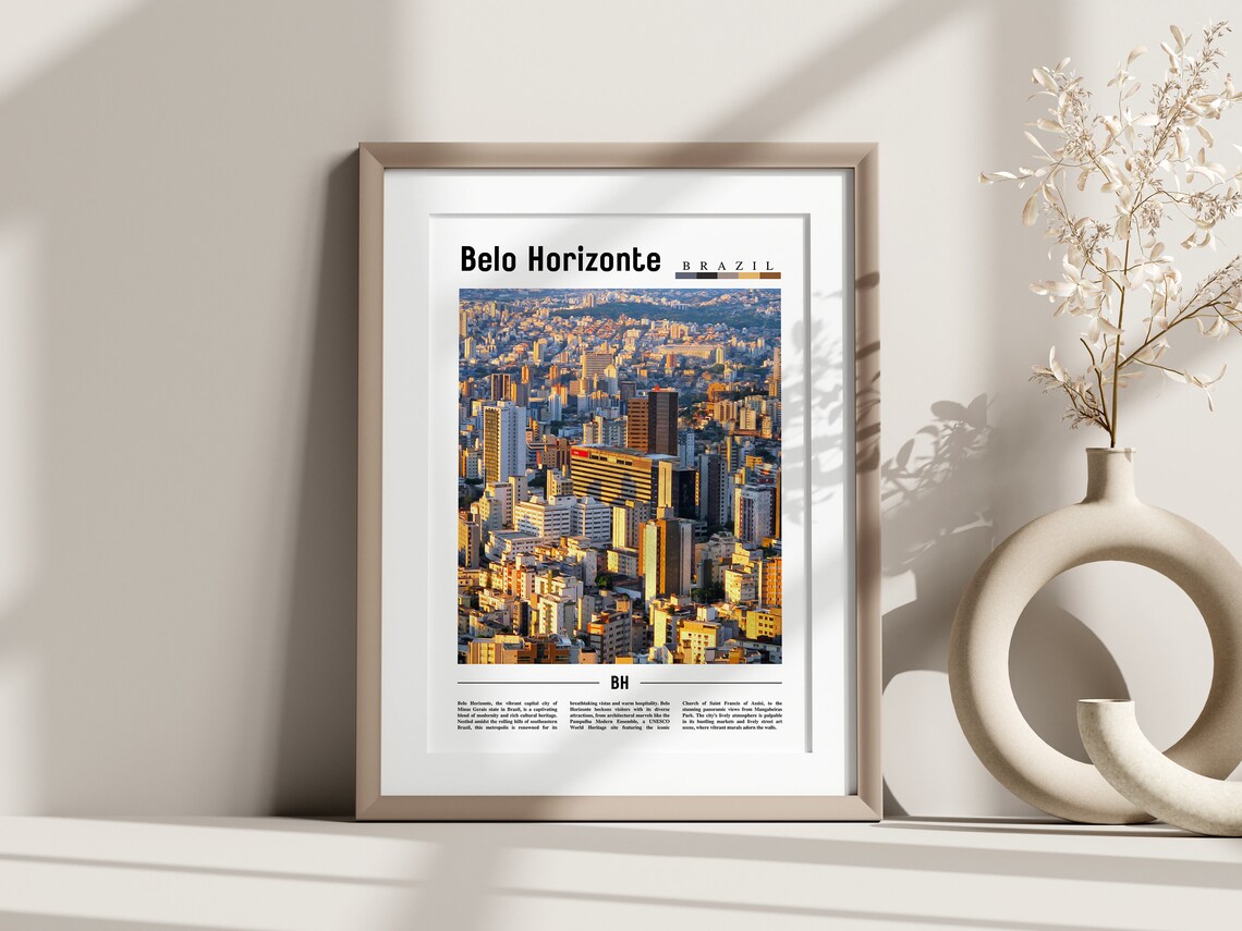 Belo Horizonte Travel Poster, South America - Image 3