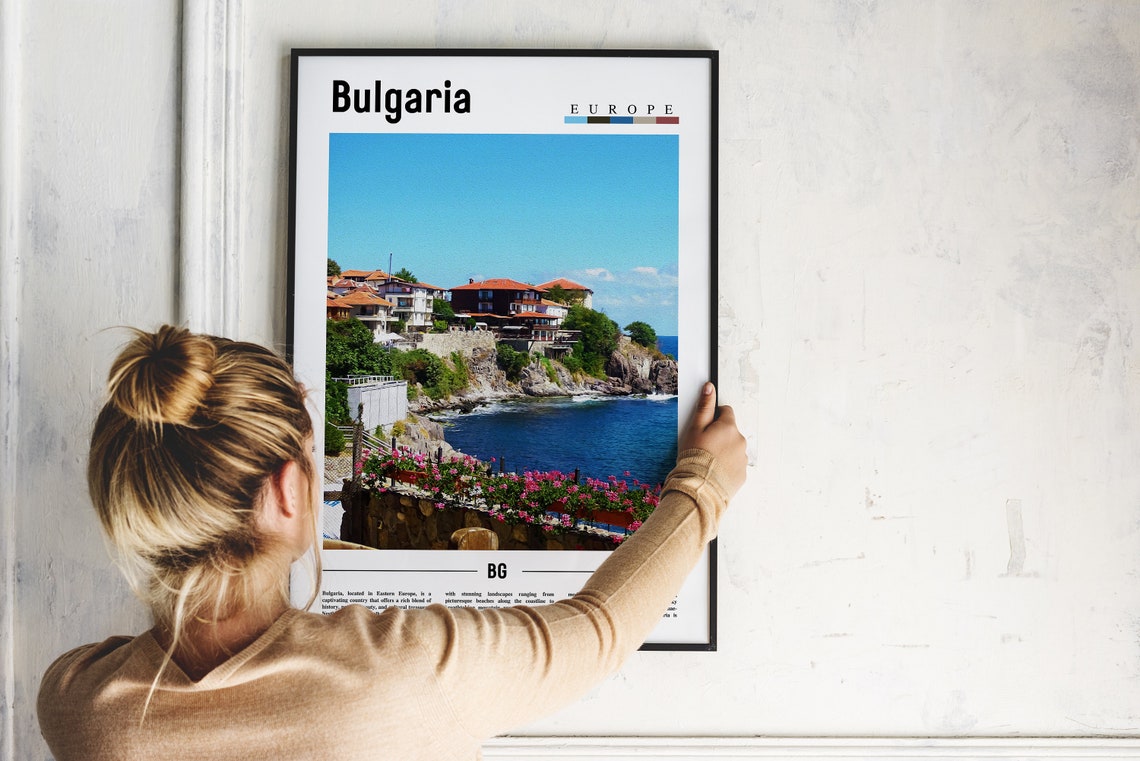 Bulgaria Poster Bulgaria Print Bulgaria Wall Art Europe Photo Europe Poster Europe Print Travel Poster - Image 5