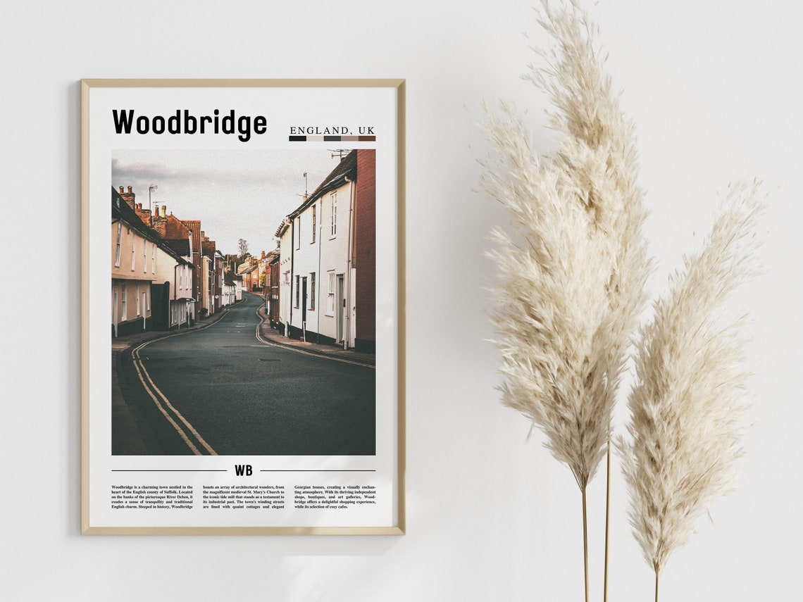 Woodbridge Poster Woodbridge Print Woodbridge Wall Art Europe Photo Europe Poster Europe Print Travel Poster - Image 4