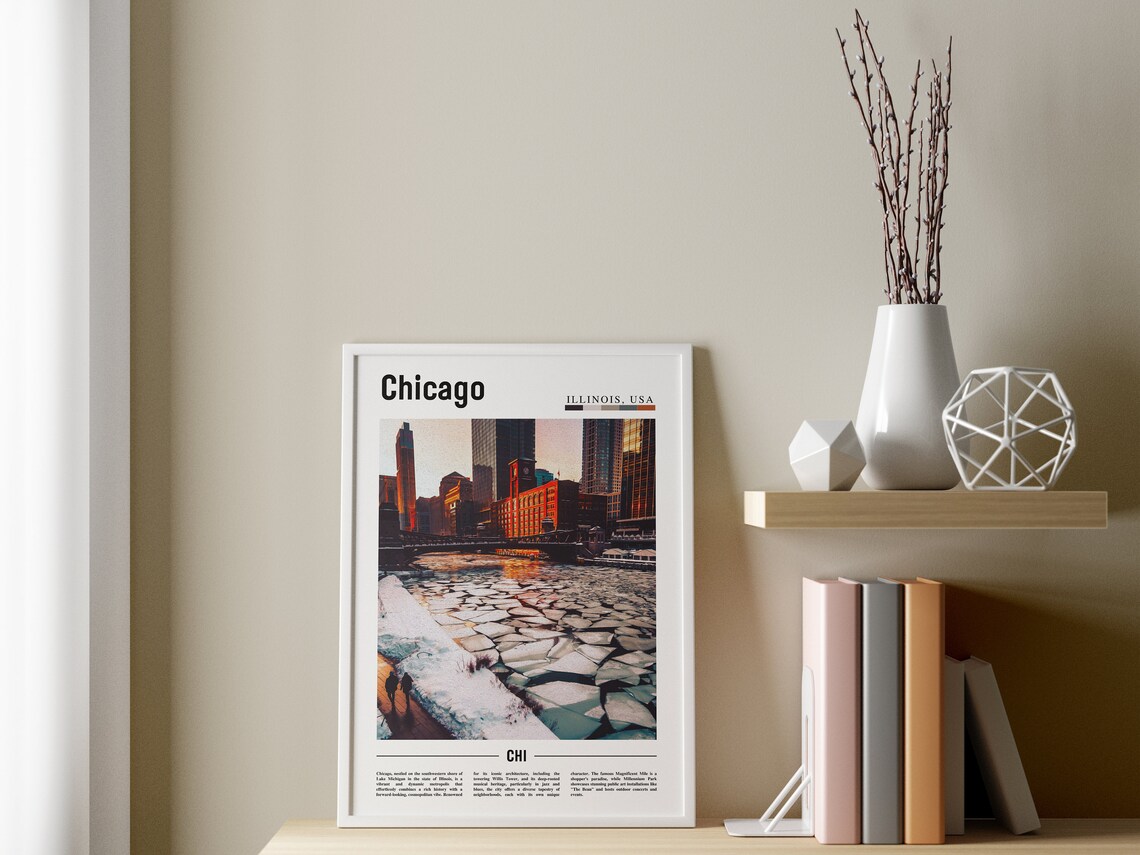 Chicago Travel Poster, United States Photo - Image 3