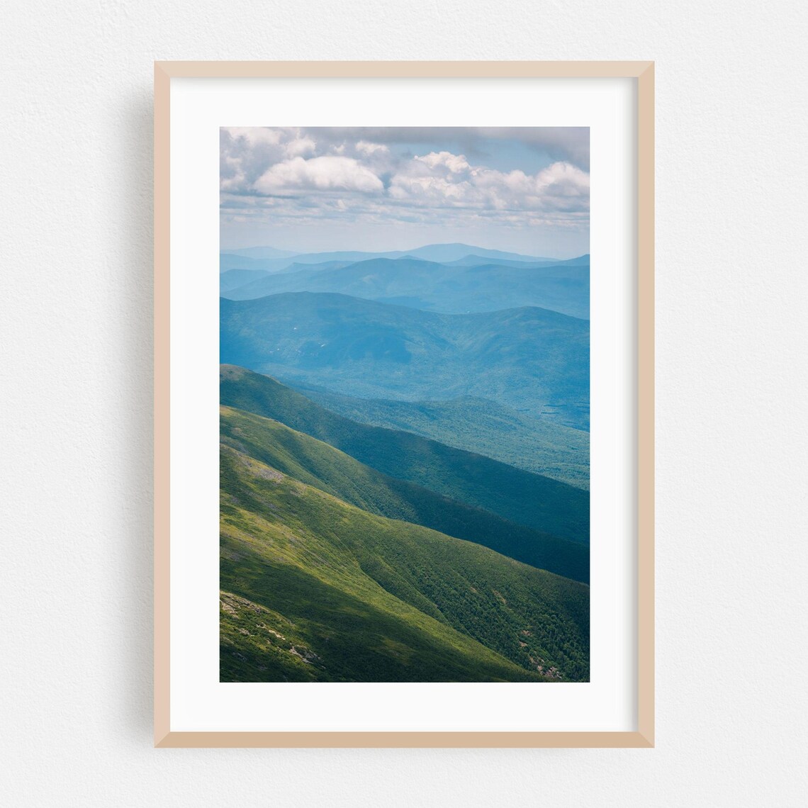 New Hampshire Mountain Landscape Art Print
