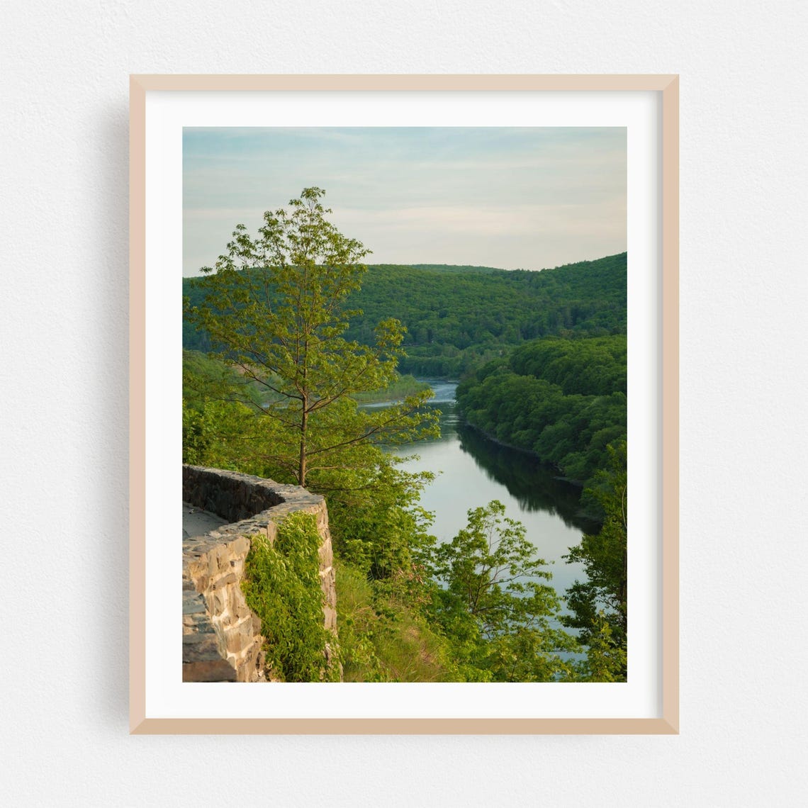 Green River Gorge from Stone Overlook Forest Valley View Poster