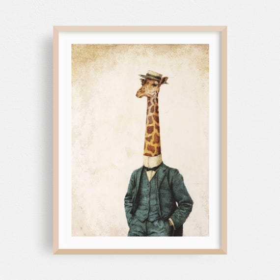 Surrealism Print Humor Wall Art Vintage Framed Pop Home Decor Fashion Poster Modern Fine Fantasy Drawing
