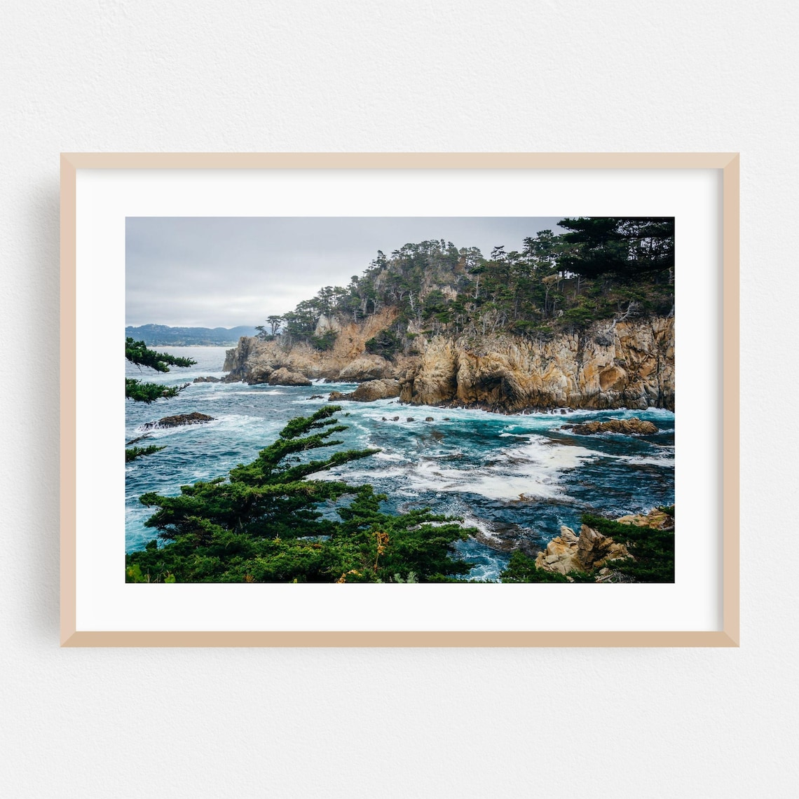Big Sur California Coast Cypress Cliffs Ocean Fine Art Print