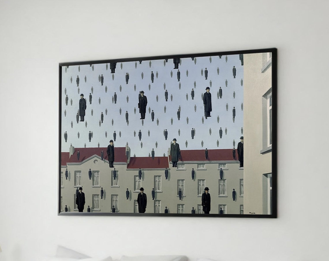 Ren Magrittes Golconda, Surrealist Masterpiece