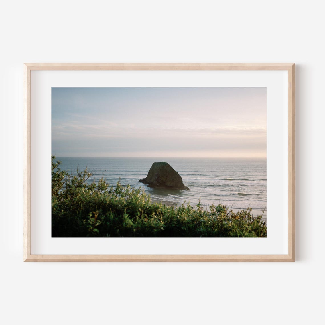 Cannon Beach Oregon Sea Stack Dusk Serene Pacific Coastline Poster