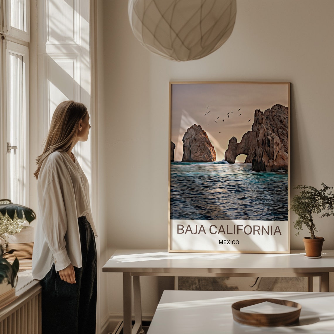 Baja California Print Baja California Art Baja California Wall Art Baja California Art Print Baja California Artwork Baja California - Image 2