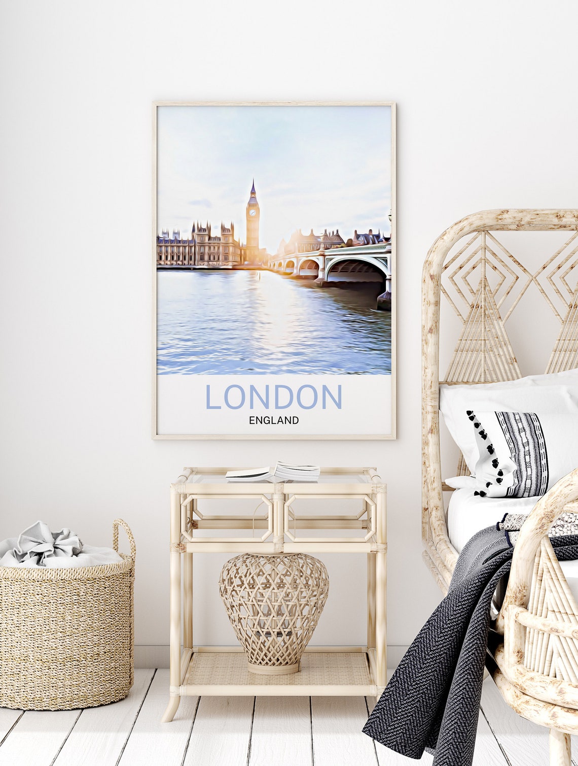 London Travel Print London Wall Art London Poster London Art Print London Wall Decor London Travel London Artwork London Painting - Image 2