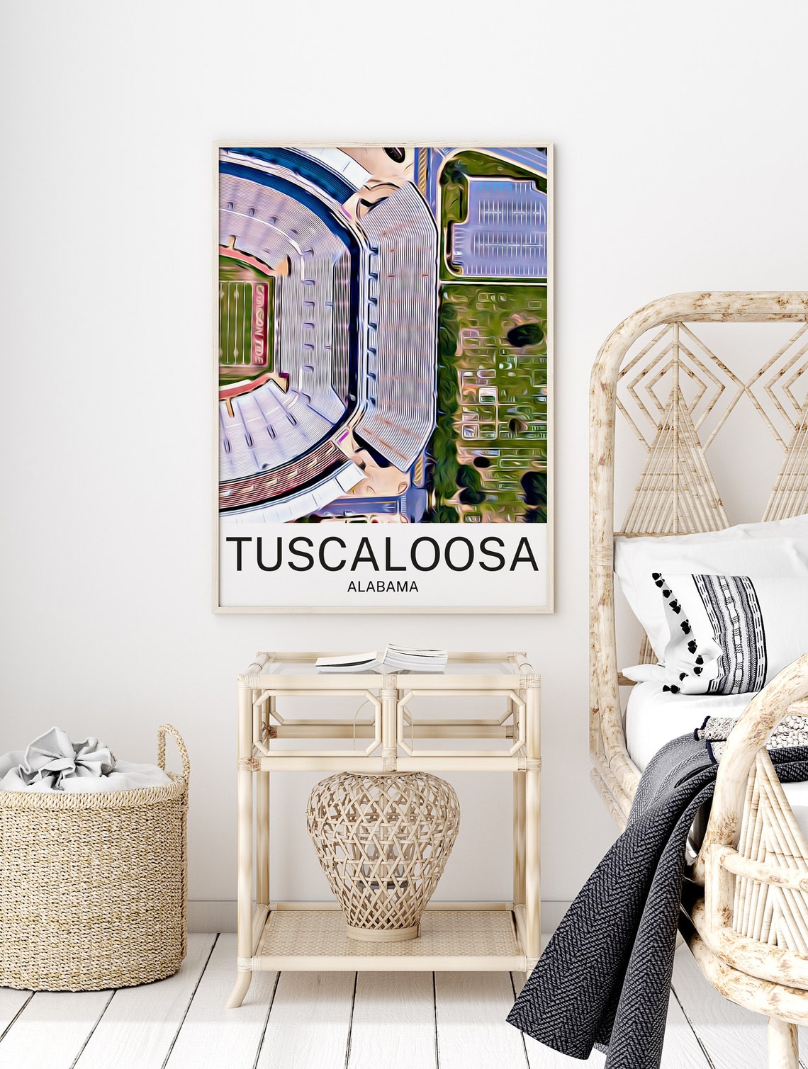 Tuscaloosa Tuscaloosa Print Tuscaloosa Wall Art Tuscaloosa Poster Tuscaloosa Wall Decor Tuscaloosa Souvenir Tuscaloosa Poster - Image 2