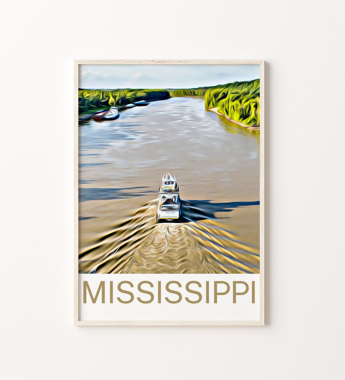 Mississippi Travel Print Mississippi Art Mississippi Wall Art Mississippi Painting Mississippi Artwork Mississippi Poster Mississippi
