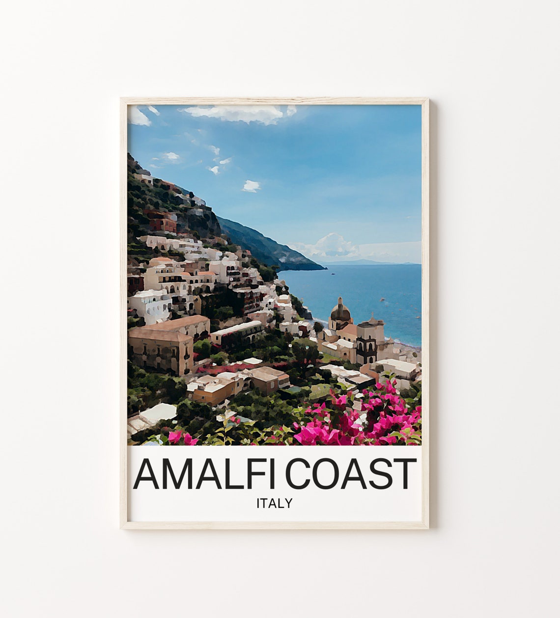 Amalfi Coast Travel Print Amalfi Coast Wall Art Amalfi Coast Poster Amalfi Coast Art Print Amalfi Coast Wall Decor Amalfi Coast Travel
