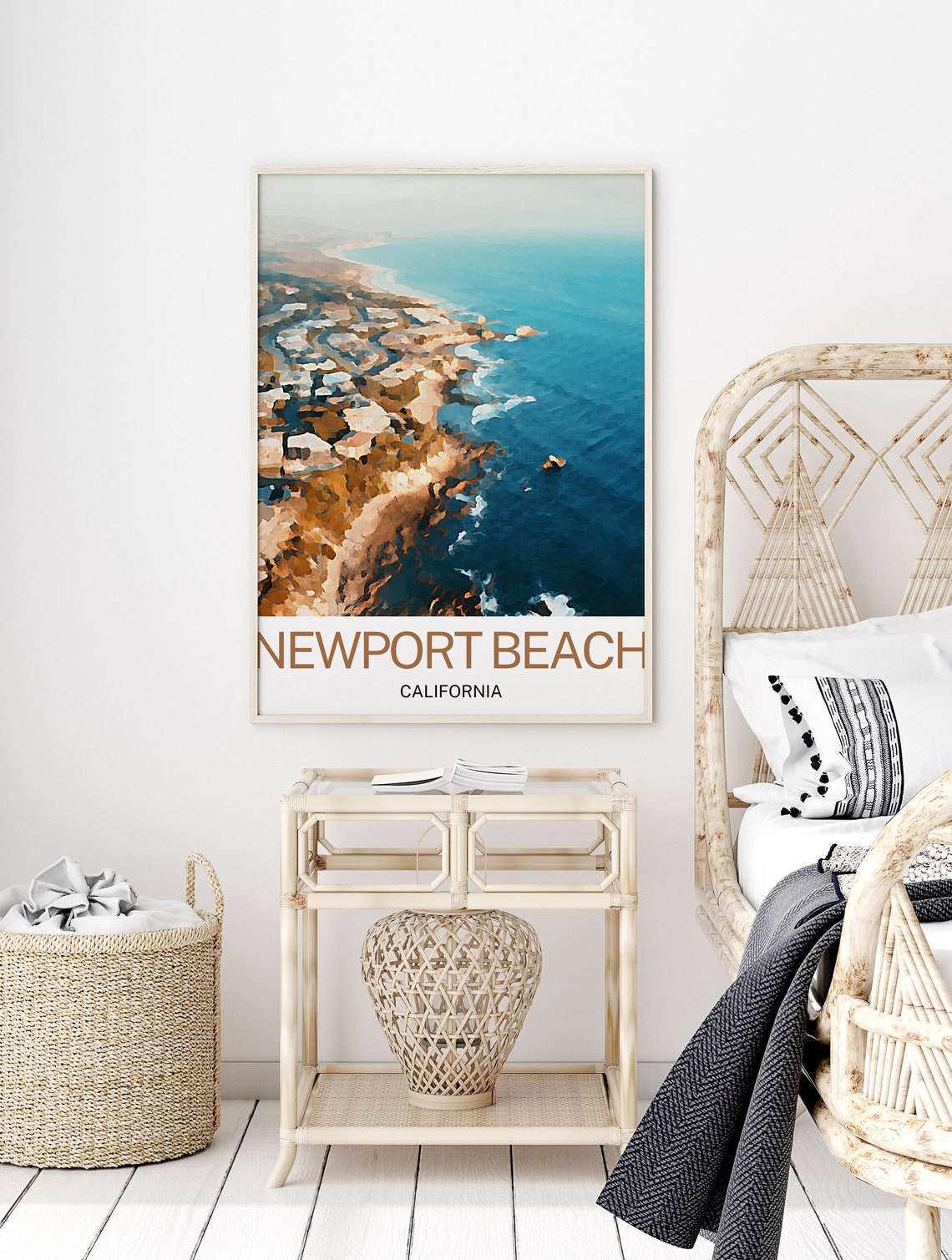 Newport Beach Travel Print Newport Beach Wall Art Newport Beach Art Newport Beach Artwork Newport Beach Art Print Newport Beach Gift - Image 2