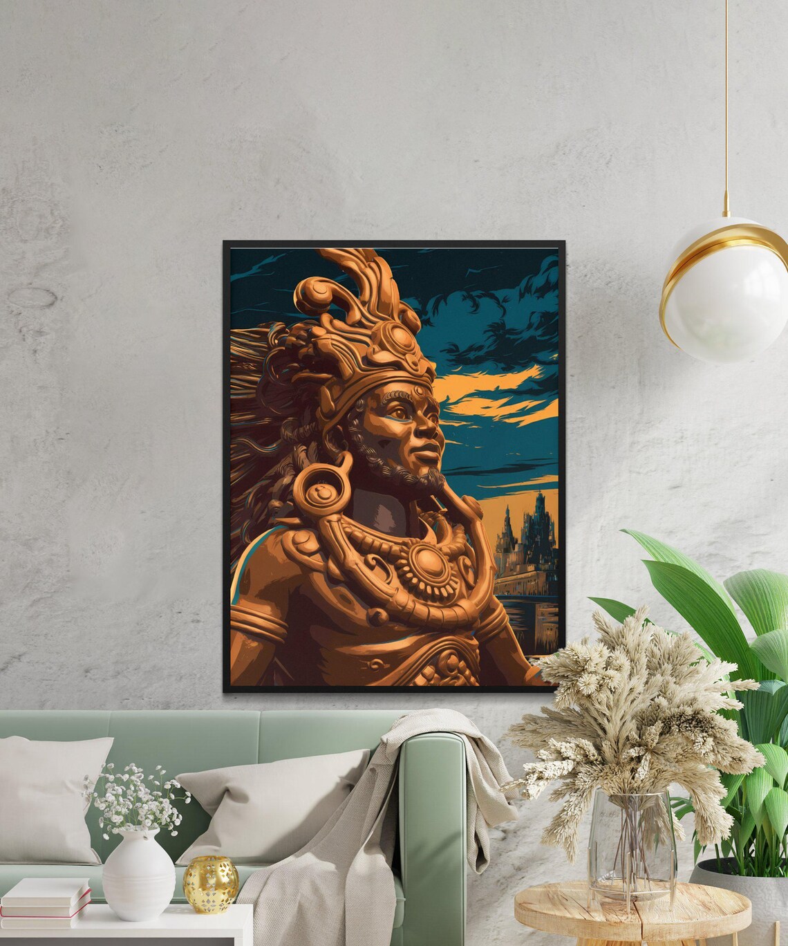 Yoruba Orishas African Santeria Cultural Mythology Art Print - Image 3