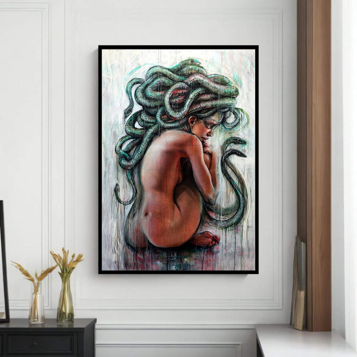 Medusa Nude Sensual Mythology Art, Intimate Gift - Image 4