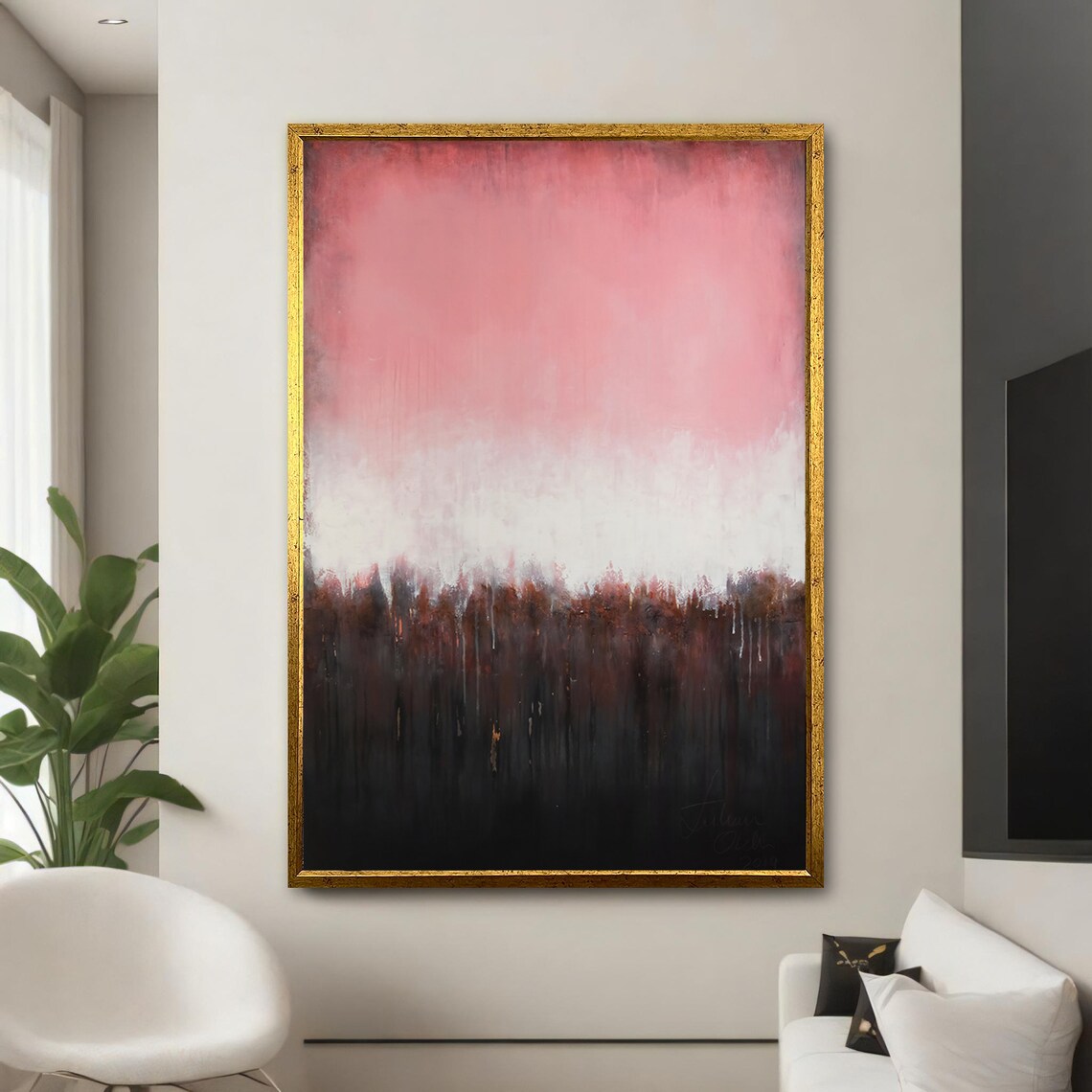Modern Abstract Gradient Painting, Home Decor Gift - Image 5