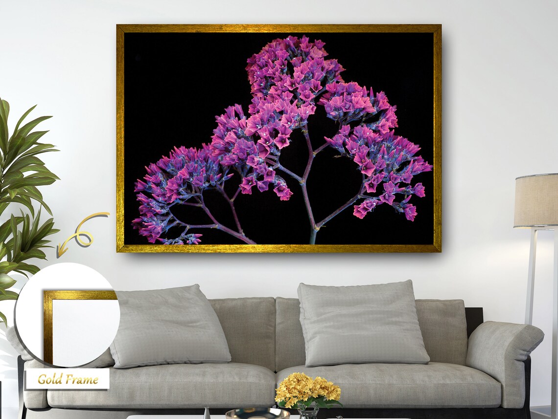 Purple Blossom Tree, Elegant Nature Art Print - Image 5