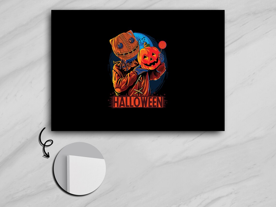 Harvest of Fears, Halloween Scarecrow Art Print - Image 5