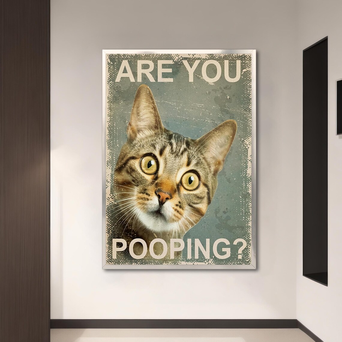 Lovely Cat Portrait, Nature Pet Art Print - Image 3