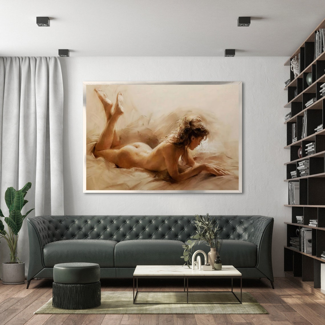 Nude Woman Art, Elegant Timeless Beauty - Image 3