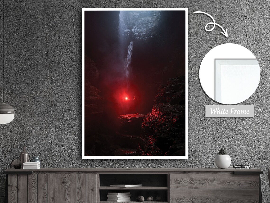 Light Of Mystery, Mysterious Box Cave Art Print - Image 2