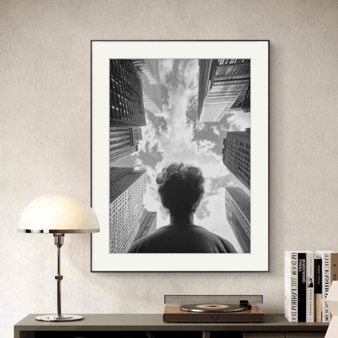 Downtown Skyscraper Art Print Modern Architecture Photography