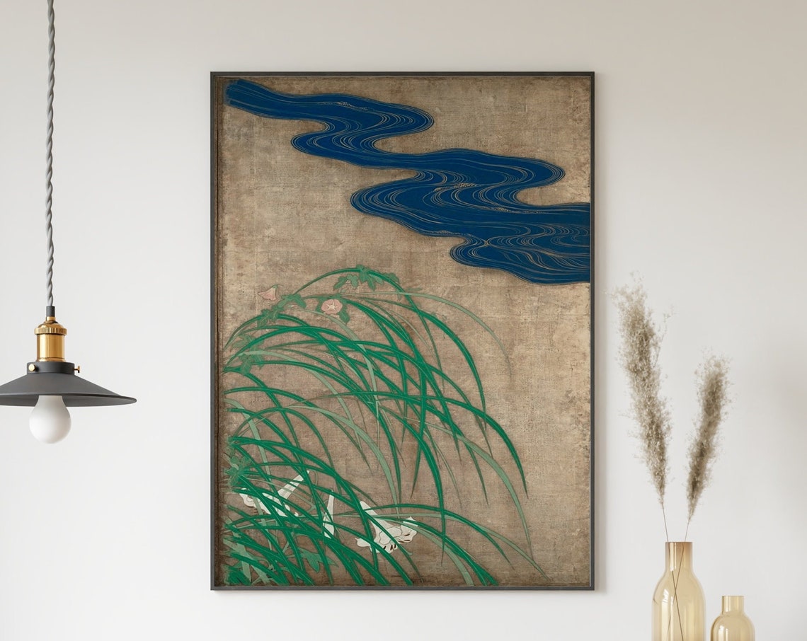 Vintage Japanese Botanical Poster, Sakai Hoitsu - Image 4