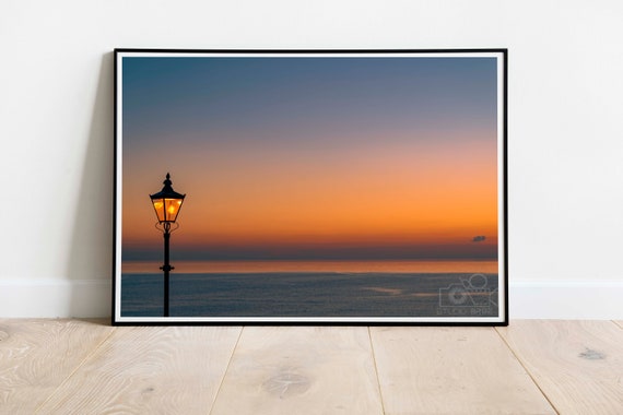 Print Wall Art Photo Of The Sunset With Lantern