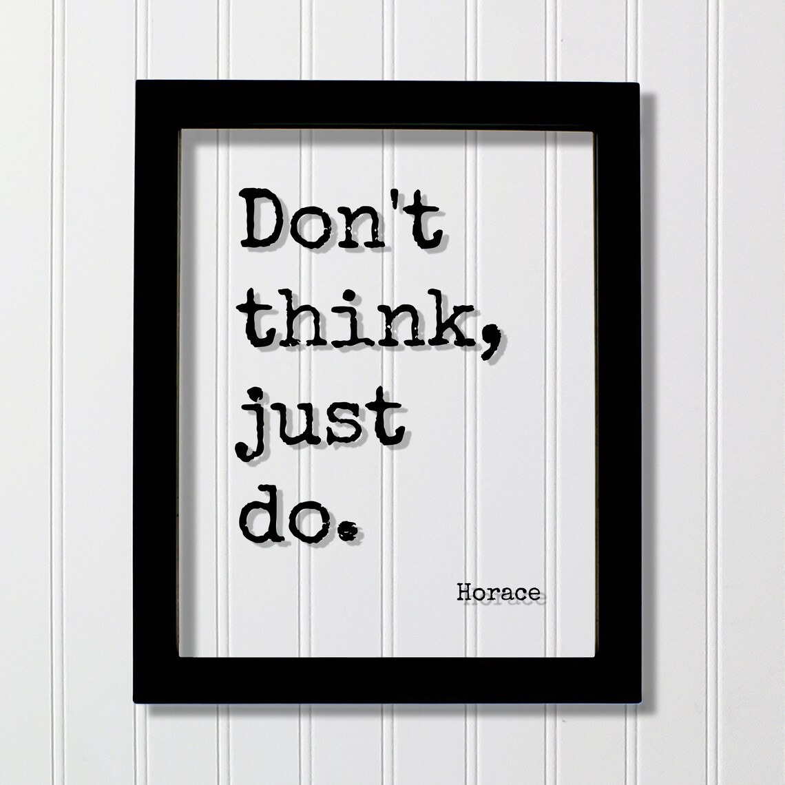 Horace Floating Quote, Mindset Meditation Art Print