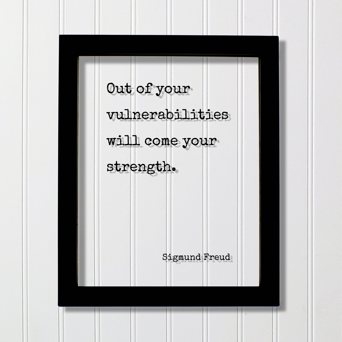 Sigmund Freud Quote Typography Art Print