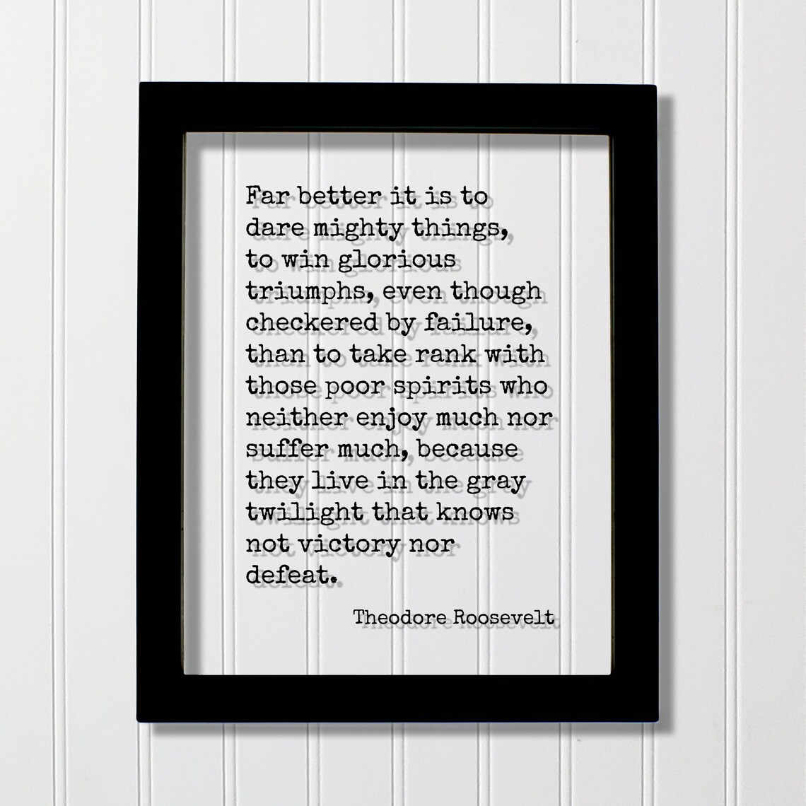 Theodore Roosevelt Dare Mighty Things Art Print