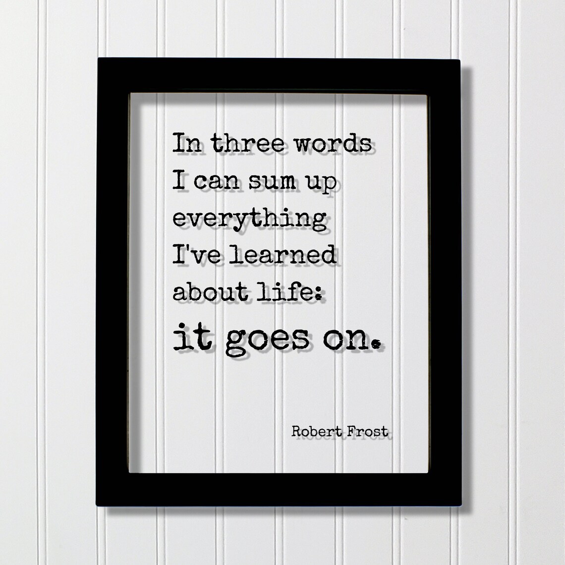 Robert Frost Quote Art Print, Typography Decor