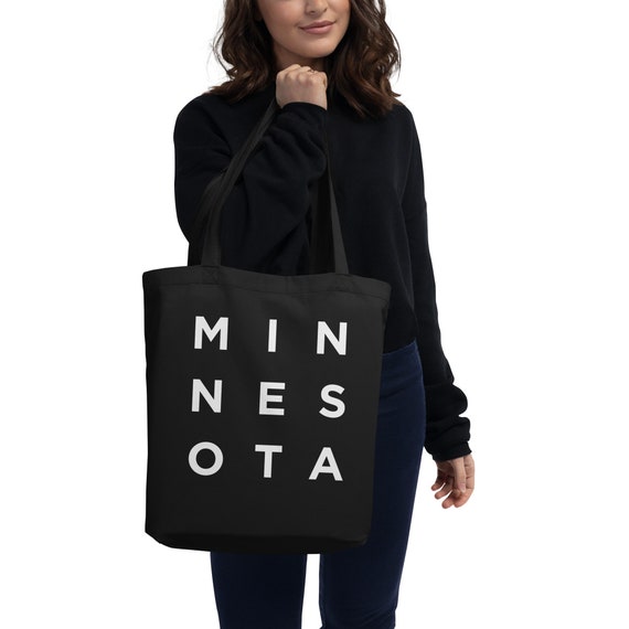 Minnesota Tote Bag Minneapolis Eco Conscious Cotton Bag St Paul Gifts Minimalist Gift Ideas