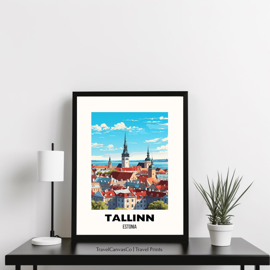 Tallinn Estonia Travel Poster Wall Art Tallinn Print Europe Travel Poster Tallinn Estonia Traveler Gift Home Decor - Image 3