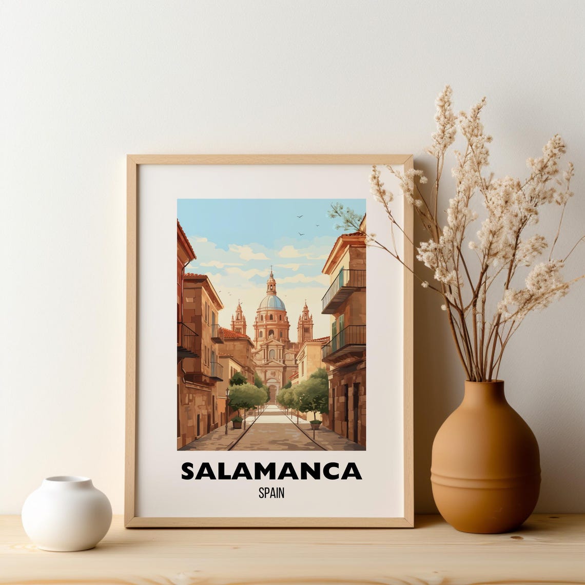 Salamanca Spain Travel Print Wall Art Salamanca Poster Europe Travel Prints Spain Wall Art Decor Salamanca Gift Art - Image 2