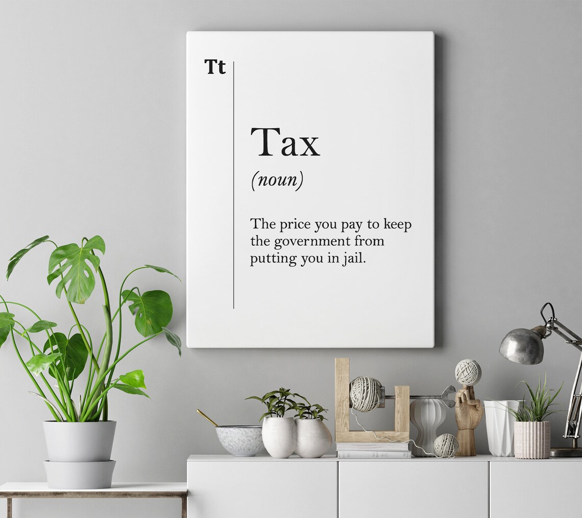 Tax Definition Art Print, Accountant Office Wall Decor - Image 4