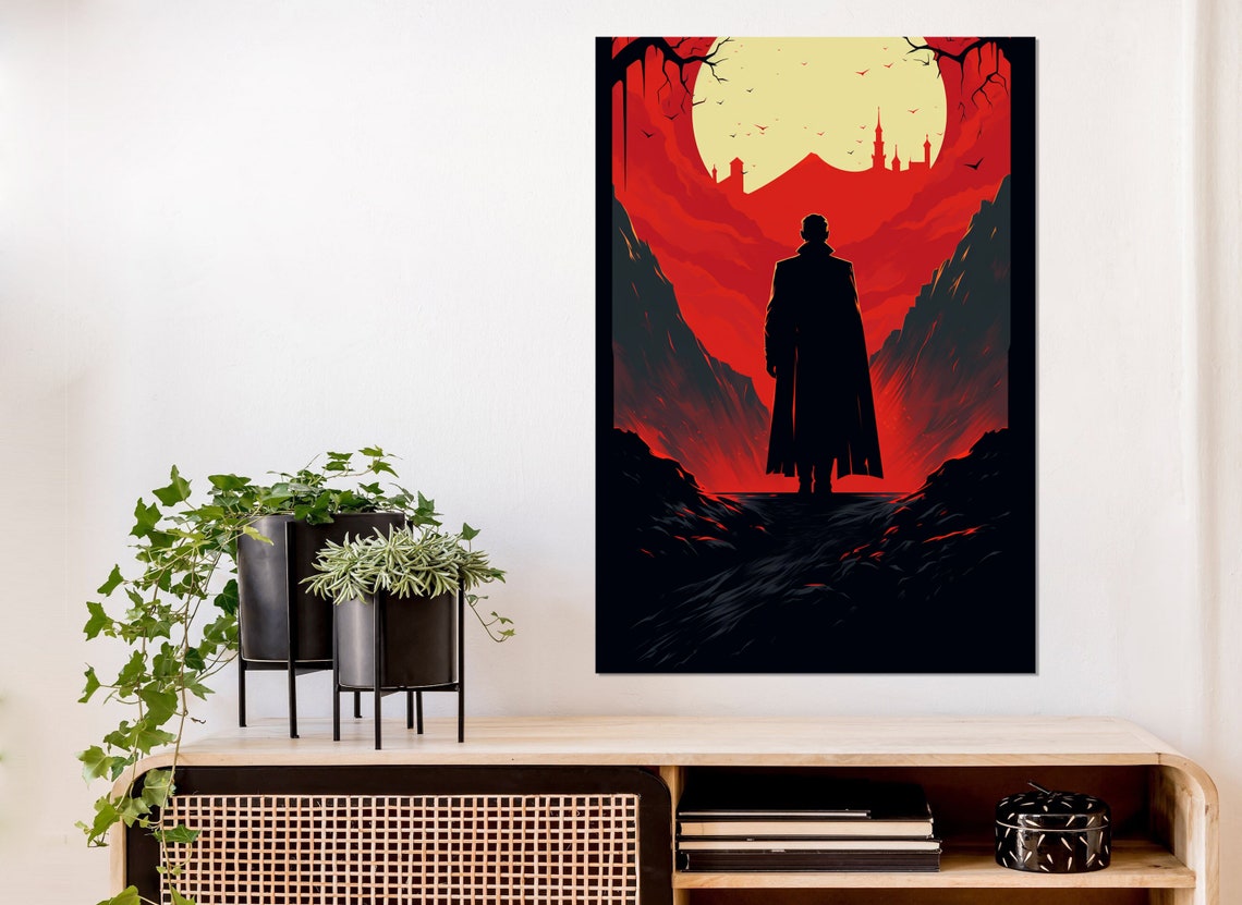Dracula Gothic Art Print
