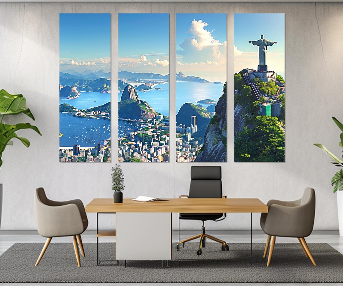 Rio de Janeiro Skyline, Brazil, Christ the Redeemer Poster - Image 3