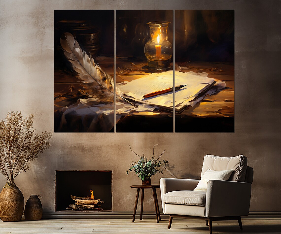 Writer Gift, Abstract Writer Art Print - Image 4