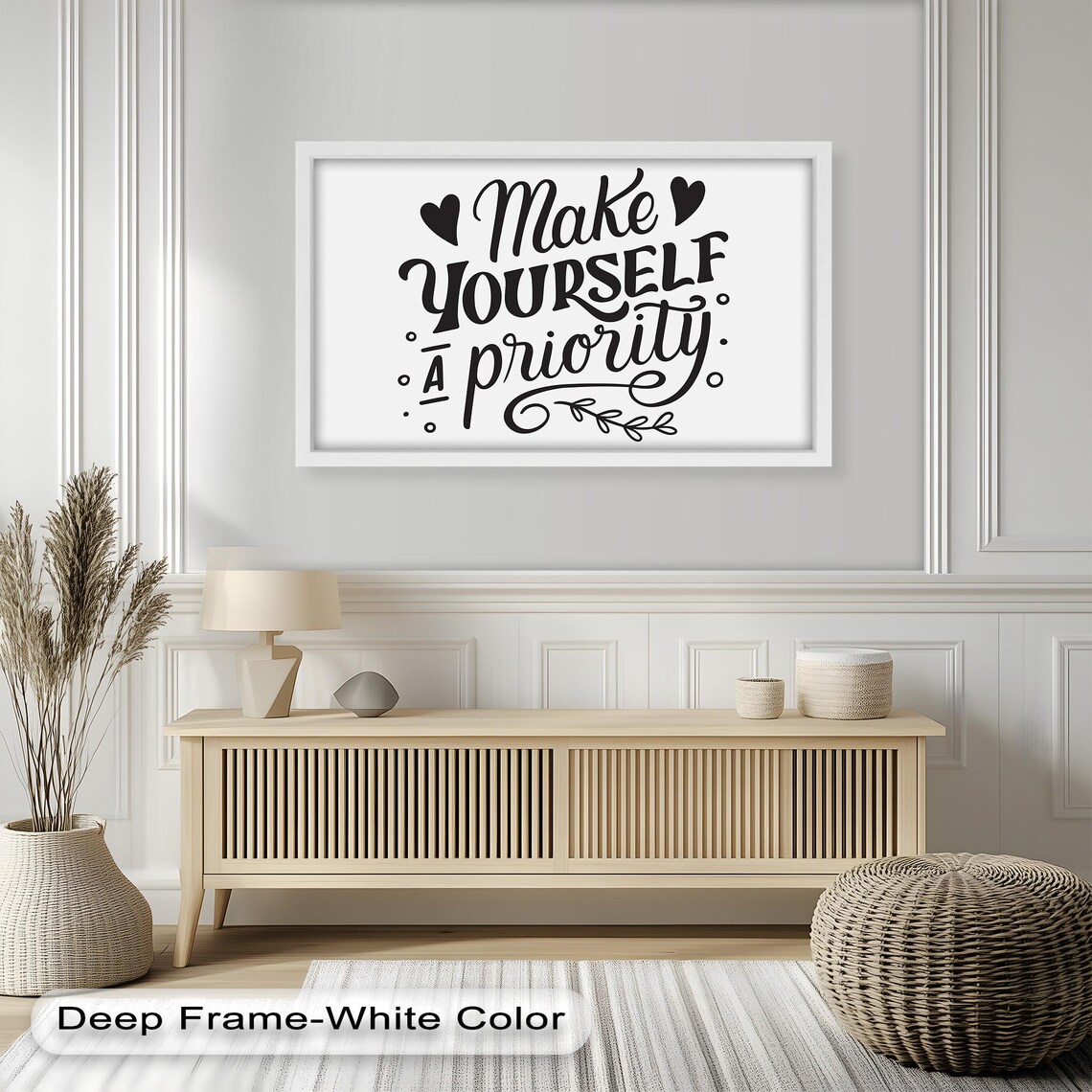 Make Yourself A Priority Motivational Quote Sign - Image 3