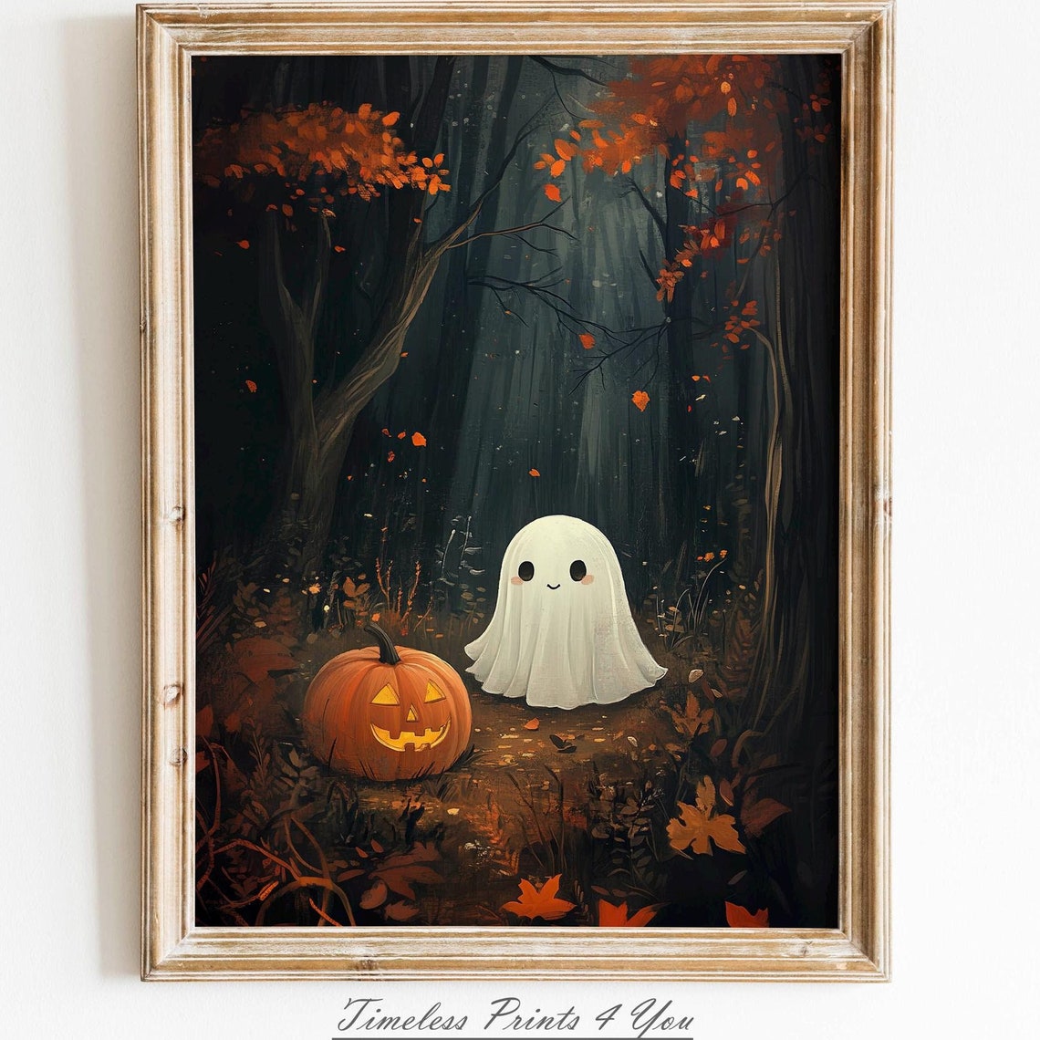 Cute Wall Art Forest Print Funny Prints Halloween Photo Vintage