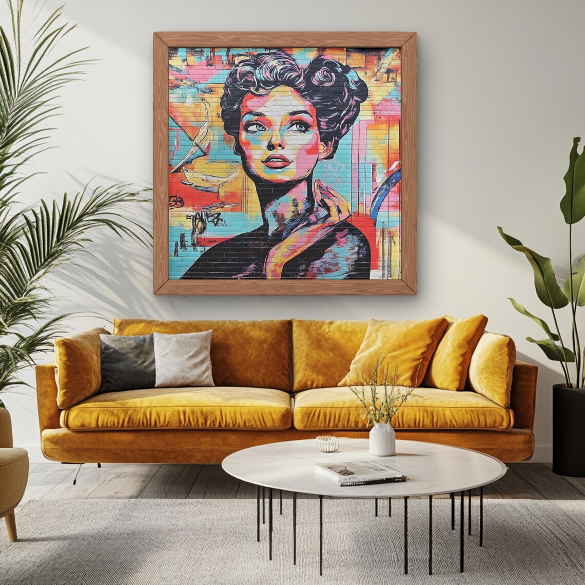 Urban Street Pop Art Decor, Trendy Modern Abstract
